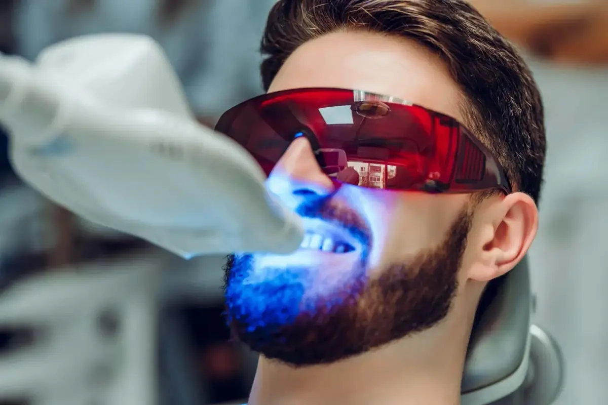 Teeth whitening care at Liberty Dental