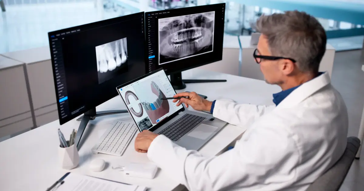 Gentle oral cancer screening visit at Liberty Dental