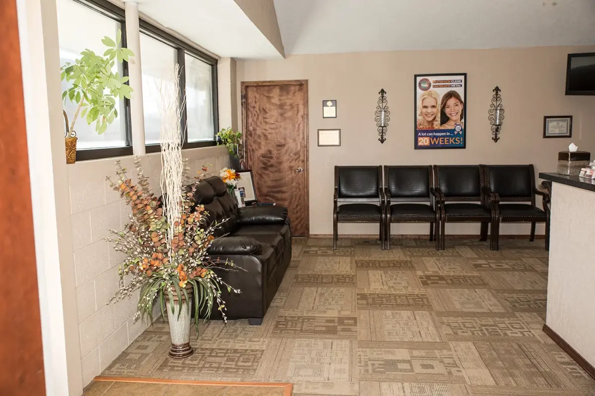 Liberty Dental waiting room in Carnegie Oklahoma