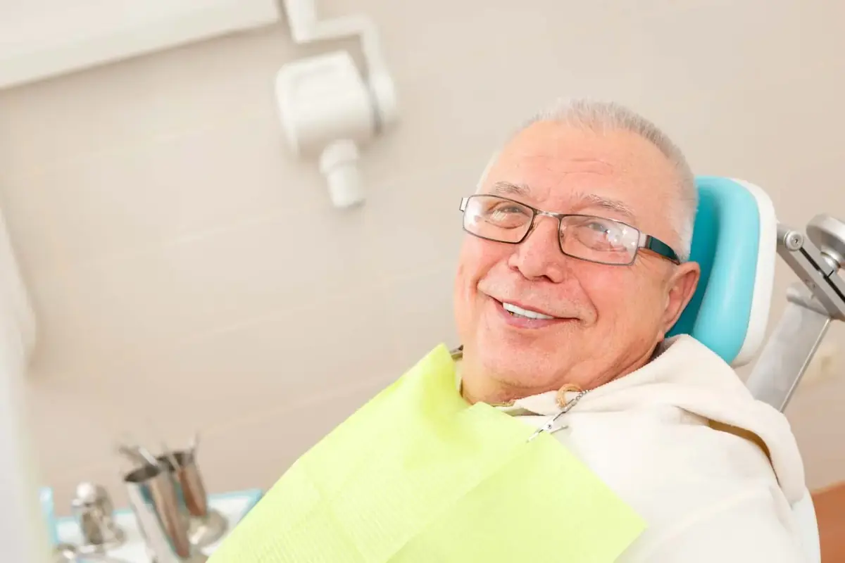 Patient at ease after a screening