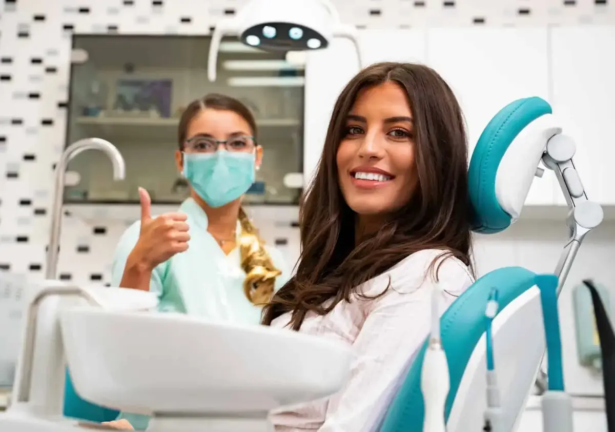 Tooth-colored filling at Liberty Dental